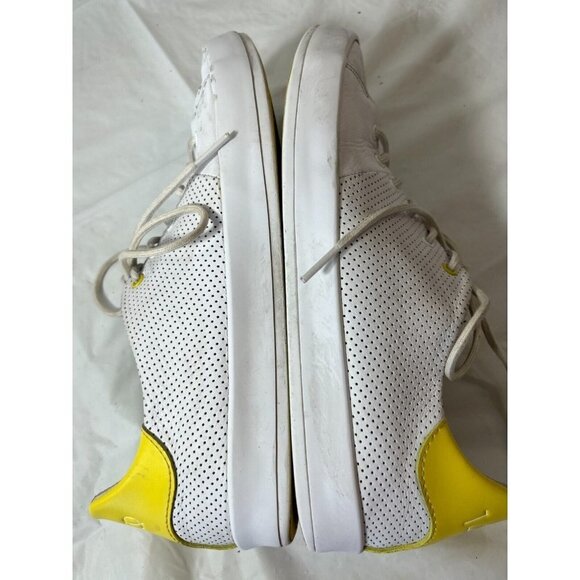 Creative Reaction Carda White Yellow Tennis Shoe Womens Size 10 - Picture 8 of 14